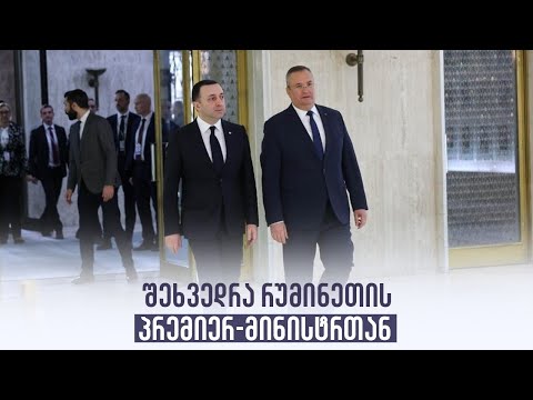 შეხვედრა რუმინეთის პრემიერ-მინისტრთან